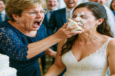 “¡Esta pobretona ni siquiera pagó por el pastel! ¡Trágatelo, vagabunda!” — gritó mi suegra…