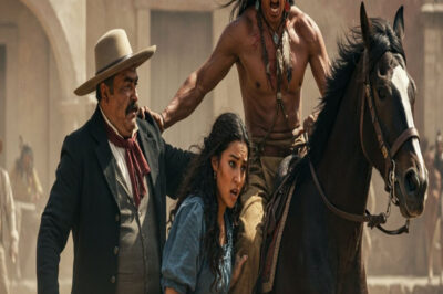 SU PROPIO PADRE LA GOLPEABA ANTE TODOS… HASTA QUE EL GUERRERO APACHE DIJO “AHORA ES MÍA”