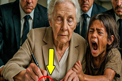 “¡PARA, NO FIRMES! ¡ES UNA TRAMPA!”, gritó la Niña al RASGAR el TESTAMENTO de la Millonaria CIEGA…