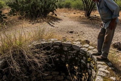 Granjero heredó el pozo seco y descubrió qué había en el fondo desde 1850…