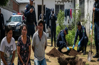 Veracruz: Policía descubre cuerpos enterrados en el patio de una familia aparentemente normal…
