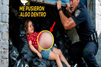 policía encuentra a una niña tirada entre bolsas de basura — lo que ella dice lo hace llamar al 911…