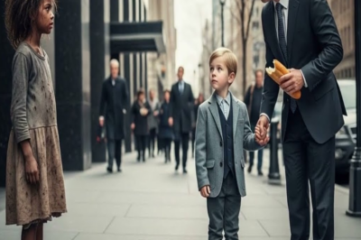 “Dame Tu Pan y Haré Que Hable”—El Millonario Se Burló… Hasta Que Su Hijo Dijo ‘Papá’