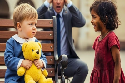 SIN FE, EL MILLONARIO FUE AL PARQUE CON SU HIJA MUDA… Y UNA NIÑA POBRE HIZO LO IMPOSIBLE