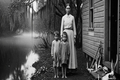 Los Hijos de la Casa del Pantano — El Horror de la Madre que Crió Niños para Sacrificios (1879)