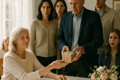 En Mi Cumpleaños Mi Esposo Reveló Su Familia Secreta De 30 Años Yo Sonreí Y Le Entregué Una Caja…