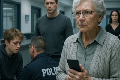 Mi nieto me llamó desde la comisaría… su madrastra lo golpeó y mi hijo no le creyó.Entonces yo…