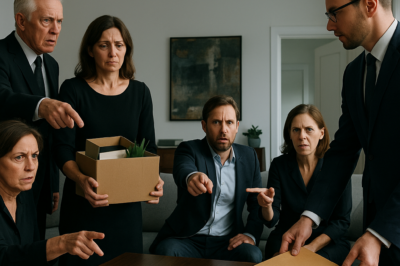 Mi esposo acababa de fallecer cuando su familia vino a tomar todas mis propiedades y me echó de la casa. Hasta que mi abogado reveló la verdad que estaba a punto de cambiar mi vida…