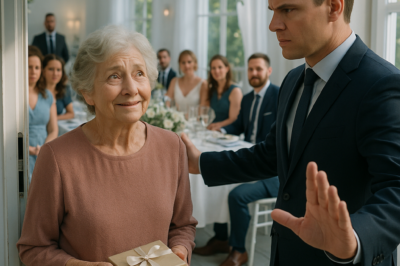 Mi Hijo Me Barrió en la Boda de Mi Nieta: “No Está en la Lista, Mamá”… Volví a Casa y Todo Cambió…