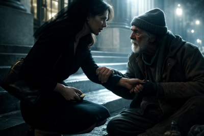 “Después de que mi esposo murió, encontré un trabajo nuevo y a diario le dejaba unas monedas a un viejito indigente que se sentaba afuera de la biblioteca. Un día, cuando me incliné como siempre, él me agarró la mano de repente y me dijo: ‘Ha sido muy generosa conmigo. No regrese a su casa esta noche. Váyase a un hotel. Mañana le voy a mostrar esto’.”