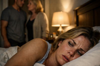 Fingí estar dormida. Mi marido y mi madre entraron en la habitación, y me quedé paralizada al ver…