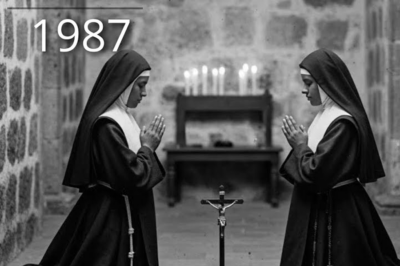 En 1987, en Morelia, derriban la pared del convento — encontraron manos rezando