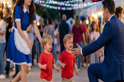 LOS GEMELOS DE LA EMPLEADA ROMPIERON A LLORAR AL VER AL MILLONARIO… ¡Y SUS PRIMERAS PALABRAS DEJ…