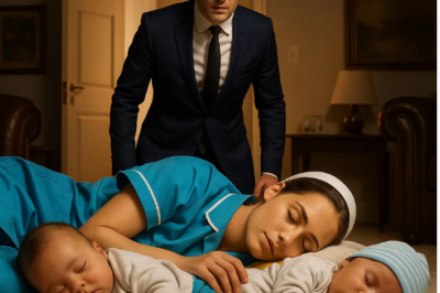 El millonario regresó a medianoche… y lo que descubrió al ver a la empleada dormida con sus gemelos cambió su vida para siempre