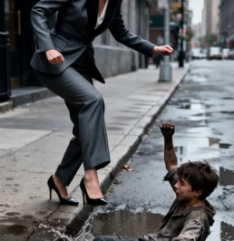 La Inesperada Marca que Conectaba a una Mujer Rica con un Pequeño Niño