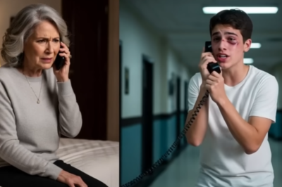 Mi nieto me llamó desde la comisaría… su madrastra lo golpeó y mi hijo no le creyó.Entonces yo…