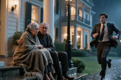 Millonario llega de sorpresa a la casa que les regaló a sus padres y los encuentra viviendo en la calle, bajo la lluvia