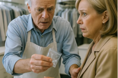 Tomé el abrigo de mi nuera en la tintorería. El dueño me dijo: Lleve a sus nietos y huya…