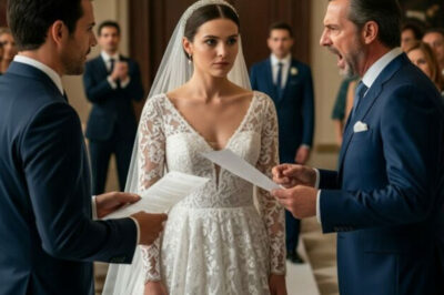 Mi padrastro me humilló frente a todos en mi propia boda. ‘¿Así vas a empezar tu matrimonio?’, se burló, mientras la gente murmuraba. Yo solo sonreí… porque ya lo tenía todo planeado. Cuando salí por esa puerta, no sabía que al amanecer él perdería su empresa, su casa y hasta su herencia. Ahora tengo 31 llamadas perdidas. Y créeme… lo que quiere decirme es apenas el comienzo.