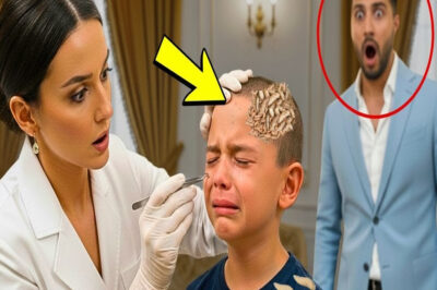 El hijo del multimillonario sufría dolores,hasta que la niñera le quitó algo misterioso de su cabeza…