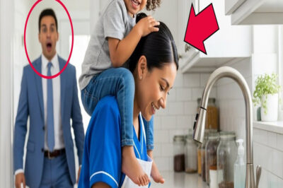 Un hombre adinerado vuelve sorpresivamente a casa… y presencia algo que casi lo desmaya.