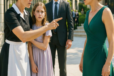 ¡NO HAGAS ESO!” LA DOMÉSTICA SE ENFRENTA A LA MADRASTRA FRENTE AL MILLONARIO… Y NO LO PUEDE CREER!