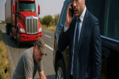 El camionero CAMBIÓ LA LLANTA de Omar Harfuch en la TORMENTA sin SABER quién ERA y Lo que ÉL hizo