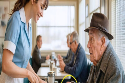 UNA CAMARERA AYUDABA A UN ANCIANO CADA MAÑANA… HASTA QUE LLEGARON SUS ABOGADOS CON GUARDAESPALDAS