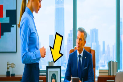La nueva secretaria se quedó paralizada al ver su foto de infancia en la oficina de su jefe…