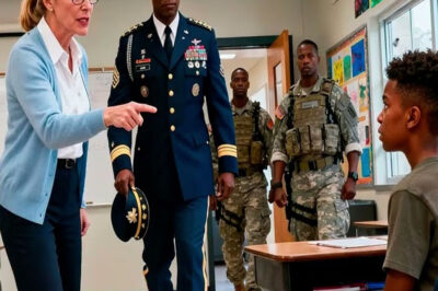 Maestra llama mentiroso a niño negro… hasta que entra su padre, un general de 4 estrellas…