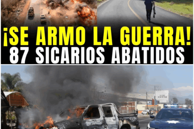 ¡TOPONAZO en URUAPAN! ¡MURCIELAGOS DESTROZAN a CONVOYS del CJNG con HELICOPTEROS y ARTILLADOS!
