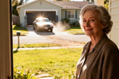 Si No Quieres Ir Al Asilo, Ponte A Trabajar” Dijo Mi Hijo. Sonreí. Un Coche Se Detuvo En El Portón..