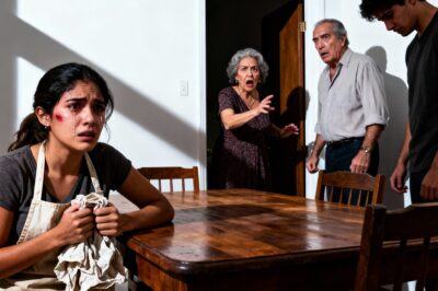 Mi Hija Lloró: “Mamá, Mi Suegro Me Pegó Por La Comida Salada. Mi Marido Calló.” Entonces Yo Llegué…