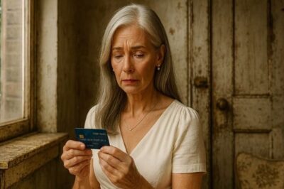 Mi marido me echó de casa tras el divorcio.Fui a usar la tarjeta antigua de mi padre y descubrí que…