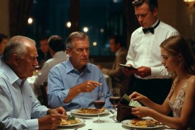 Mi papá le dijo al mesero, ella no está en nuestra cuenta. Yo solo dije, tienes razón. Luego…